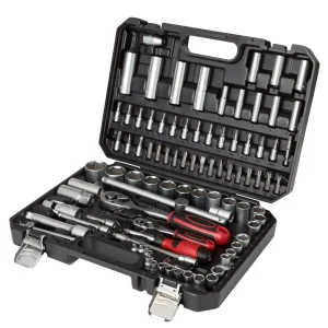 Parkside gola sada 94-dielna z chróm-vanádiovej ocele pripravená na prenájom