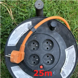 Elektrická predlžovačka EMOS 25 m na prenájom s bubnom