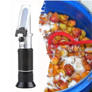 Refraktometer RZ120 na prenájom – ideálny na meranie ovocného kvasu s ATC funkciou