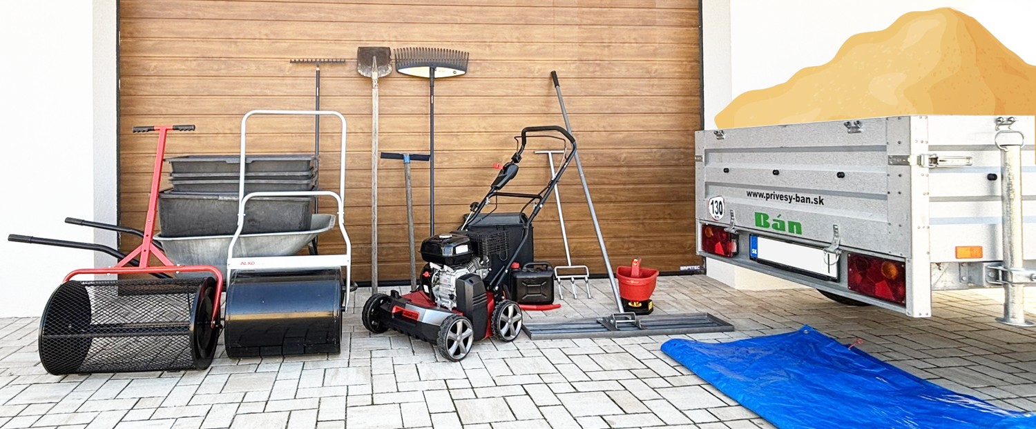 jesenná údržba trávnika